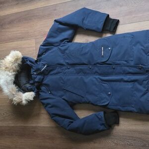 Canada Goose Trillium Heritage Parka XS Atlantic Navy
